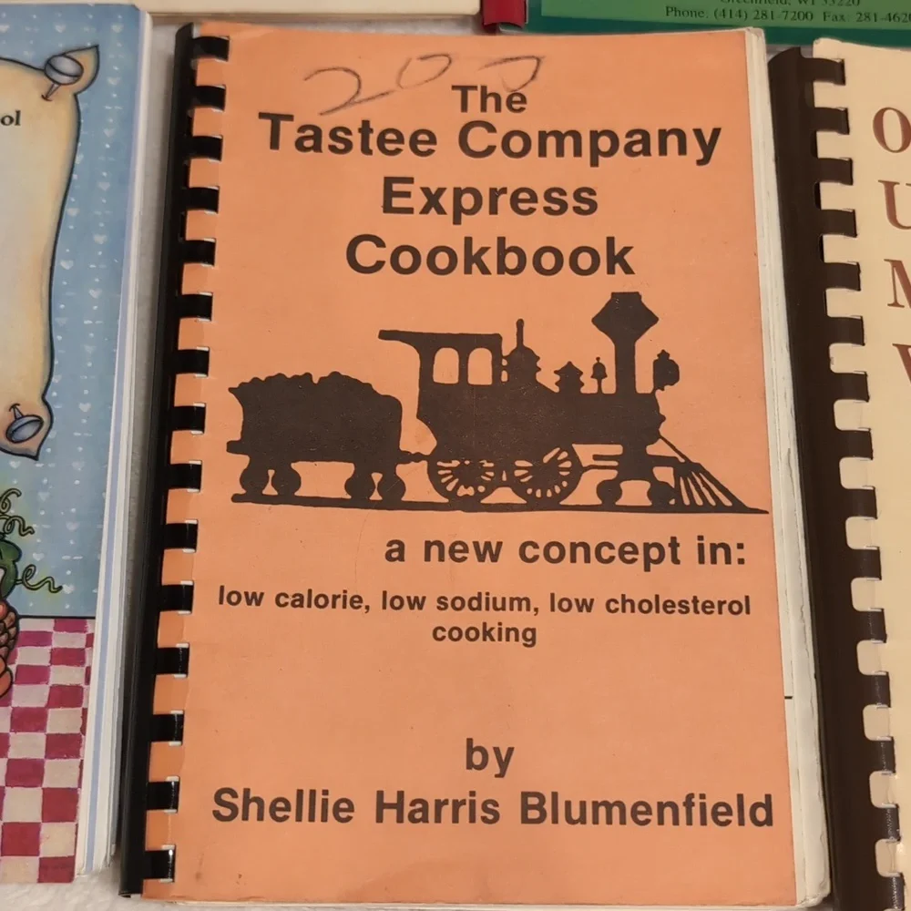 Assorted Spiral-Bound Cookbooks 1980-1990 retro used condition